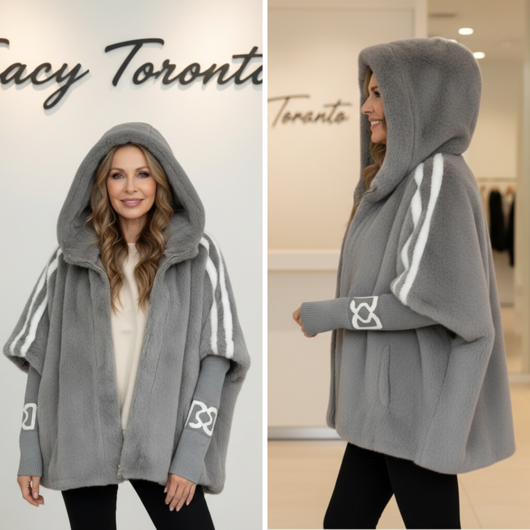 NORAH | Warm Hooded Teddy Coat