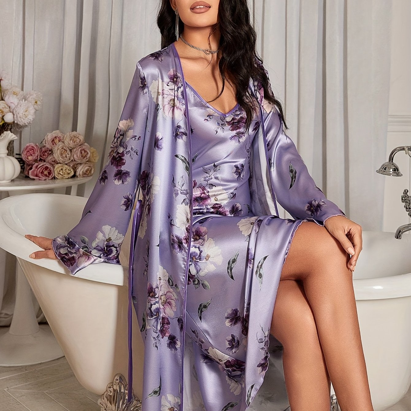 Kath | Floral Nightwear Set