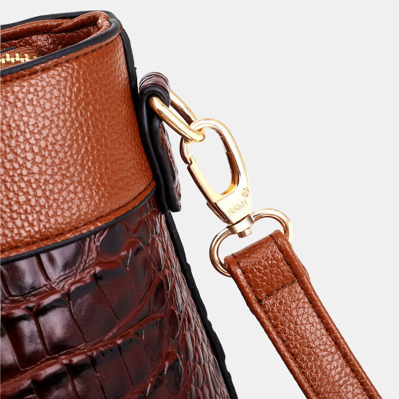 JAYE | STYLISH CROCODILE PATTERN HANDBAG